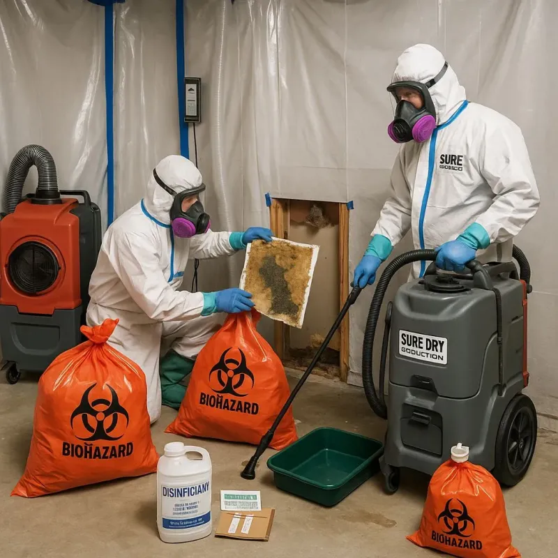 Contaminated Water Handling Protocols process in Sharp County, AR